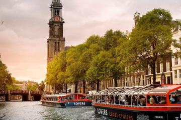 Crociera sui canali di Amsterdam a bordo di una barca semiprivata