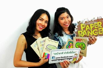 Bangkok Art Workshop: Make a Notebook from Recycled Paper