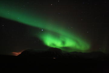 Northern Lights from Akureyri in a 4x4 Jeep