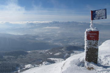 Snowshoeing on Trebevic Mountain from Sarajevo