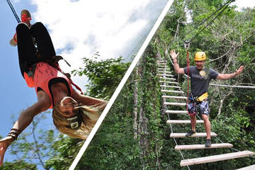 Extreme Excursion Zipline ATV Tarzan jump and Cenote Maya