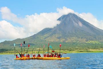 Arenal Volcano Combo 3 Lake Kayaking & Baldi Hot Springs Private Tour