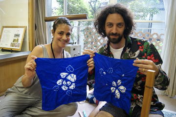 Kasamaki and Nuishime Shibori Wrapping Cloth Class