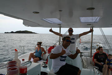 Tropical Catamaran Beach sailing and snorkel tour