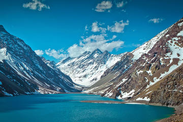 Inca Lagoon in Portillo Andes Mountains and Tasting at San Esteban Vineyard from Santiago