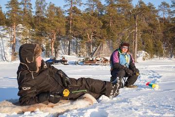 Ice Fishing Safari to Lake Inari from Inari-village