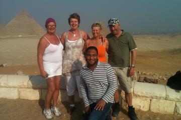 full day private funerary complex Giza sphinx valley temple Egyptian msueum bazaars 8 hours