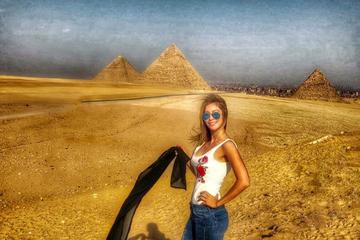 Giza pyramids and dhshur