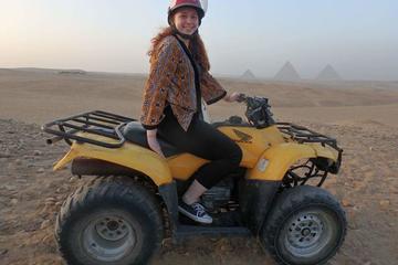 Giza pyramids camel ride quad ATV dinner on Nile river
