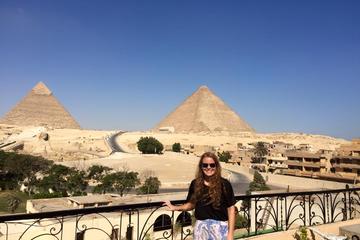 half day Giza pyramids with some local Egyptian foods