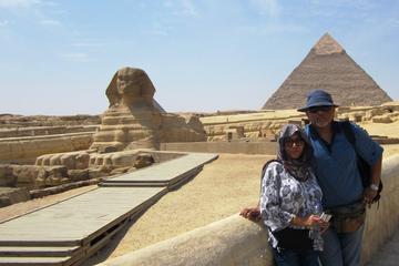 private full-day tour to Giza pyramids Saqqara Memphis and Dahshour true and bent pyramids