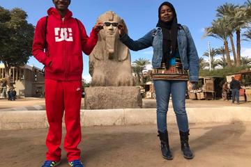 private tour to step pyramids Sakkara and Memphis capital of Egypt with Nile cruise at night