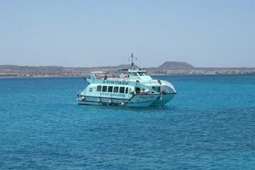 Fuerteventura, Lanzarote, and Los Lobos Glass Bottom Catamaran Cruise with Lunch