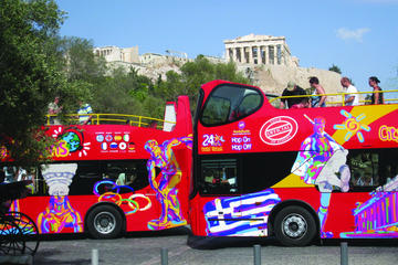 Circuit touristique en bus à arrêts multiples à Athènes