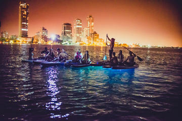 Small-Group Tour: LED Cartagena Sunset Paddle Board