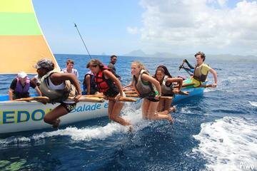 Full-Day Sailing Tour by Traditional Yole Boat in Martinique