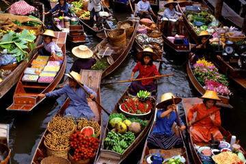 Small-Group Damnoen Saduak Floating Market Tour from Bangkok