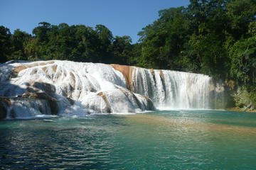 Agua Azul and Misol-Ha Waterfalls Half-Day Tour from Palenque