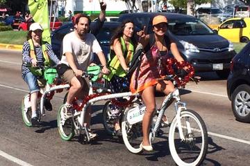 Acapulco CIty and Food Tour on a Tandem Bicycle