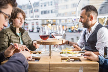 Zurich Tuk Tuk Tour with Hot Stone BBQ Feast and Wine