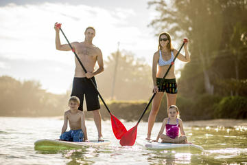 Day Trip Guided Paddleboard Tour on a Local Mountain Lake near White Sulphur Springs, West Virginia 