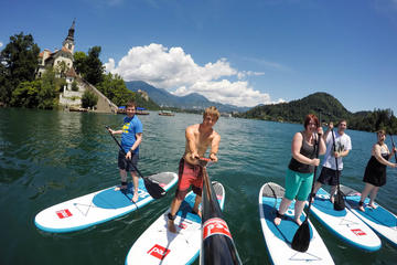 Lake Bled Stand-up Paddling and Vintgar Gorge Half Day Tour from Ljubljana