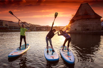 Maribor Paddle Boarding Tour with Lesson and Funny Challenges