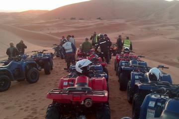 Quad Biking in Desert Dunes Merzouga Erg Chebbi
