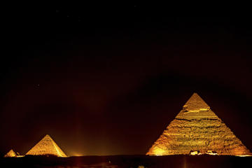 Pyramids Sound and Light Show with Private Transport