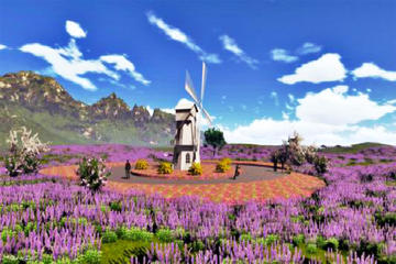 One day honeymoon tour in Oriental Provence lavender manor and Mutianyu Great Wall