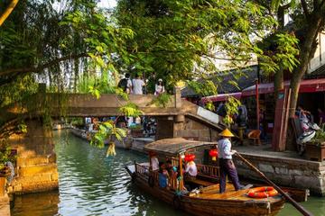 Shanghai Group Tour: Zhujiajiao Water Town And Huangpu River Night Cruise With Dinner