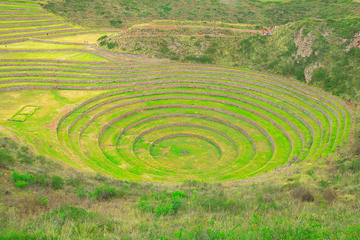 Maras Salt Mines and Moray Archeological Site from Cusco