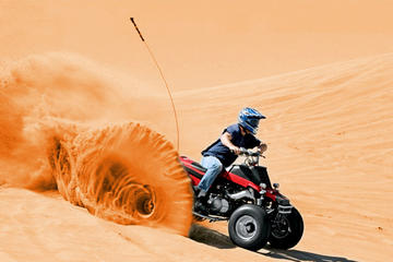 Dubai Half-Hour Quadbike Desert  Drive and Sand Boarding