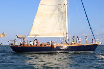 Authentic sunset sailing with exclusive cava aperitif