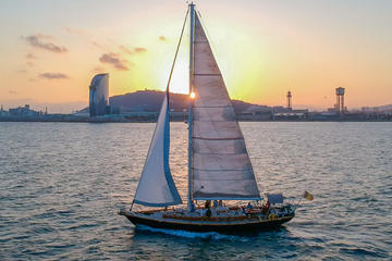Sunset with cocktails or cava