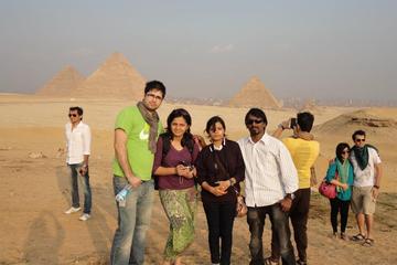 Day private tour to Ancient Egypt pyramids of Giza with great statue of sphinx and Islamic Egypt from Cairo or Giza hotel