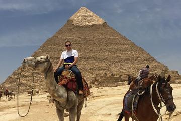 Giza pyramids sphinx and Nile cruise