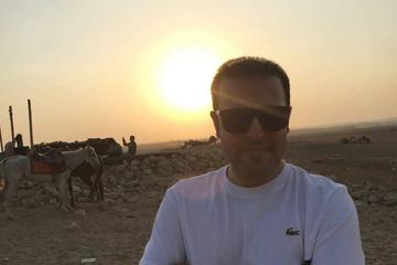 spectacular light show at giza