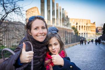 Excursion familiale au Colisée et au Forum romain