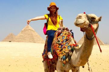 Half day Guided tour to Giza pyramids Sphinx with 1 Hour Camel ride