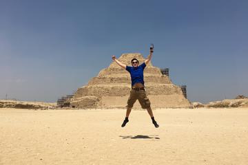 Layover tour to Giza Pyramids Sphinx Memphis City and Saqqara Pyramid