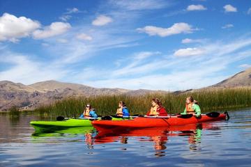 Kayaking on Lake Titicaca to Uros Floating Islands