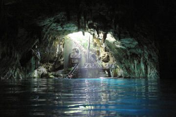Exclusive one day private tour from Cancun or Riviera Maya Cuzama jungle cenotes and Izamal with lunch