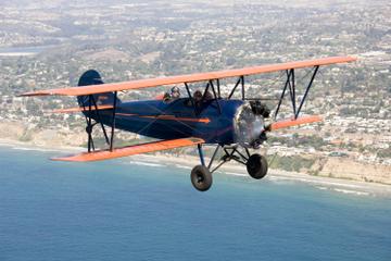 Day Trip Open Cockpit Biplane Sightseeing Ride in San Diego near San Diego, California 