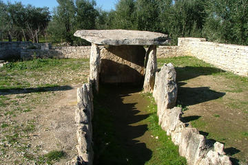 Dolmen of Chianca megalithic tomb - Bisceglie - Unesco heritage witness a culture of peace for humanity
