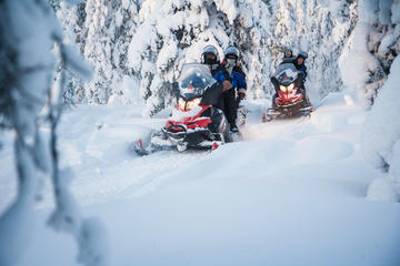 Full-Day Snowmobile Safari into the Lappish Wilderness in Rovaniemi