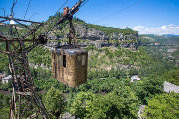 Soviet Past - Day Trip to Chiatura Mine Town with Stalins Rope Roads and Hidden Cliff Monasteries