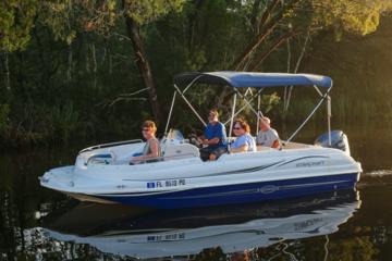Deck Boat Rental on Homosassa River