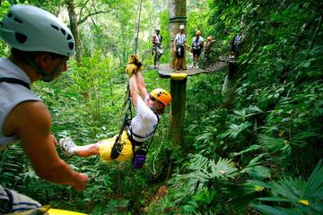 Adventure combo tour Zip line and Tortuguero canals
