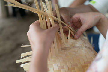 Bamboo Weaving and Cooking Class Half Day Join In Tour